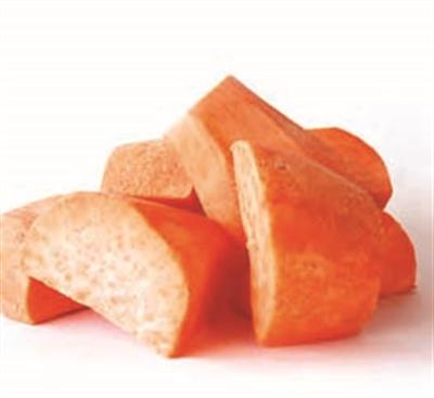 KUMARA ORANGE PEELED PORTION 2KG BAG