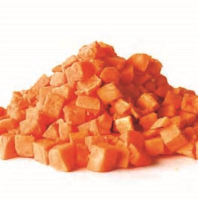 CARROT DICED 10X10 1KG BAG