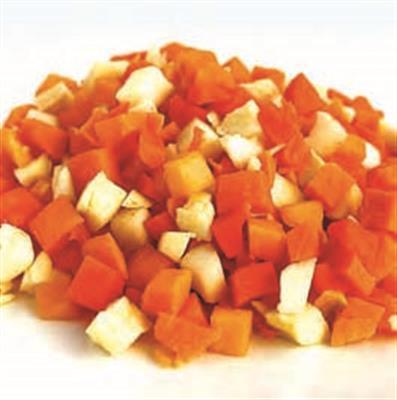 CARROT & PARSNIP DICED 10X10 1KG BAG