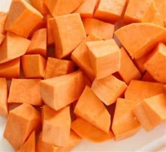 KUMARA ORANGE DICED 20X20 1KG BAG