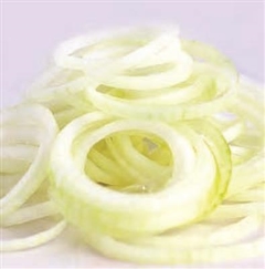 ONION WHITE SLICED 5KG CUBEPAK BAG